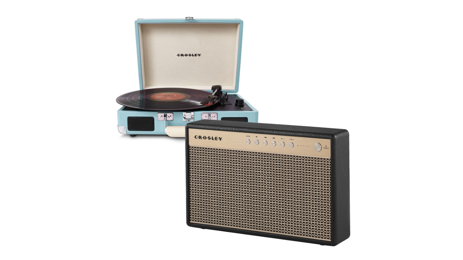 crosley turntable bluetooth speaker