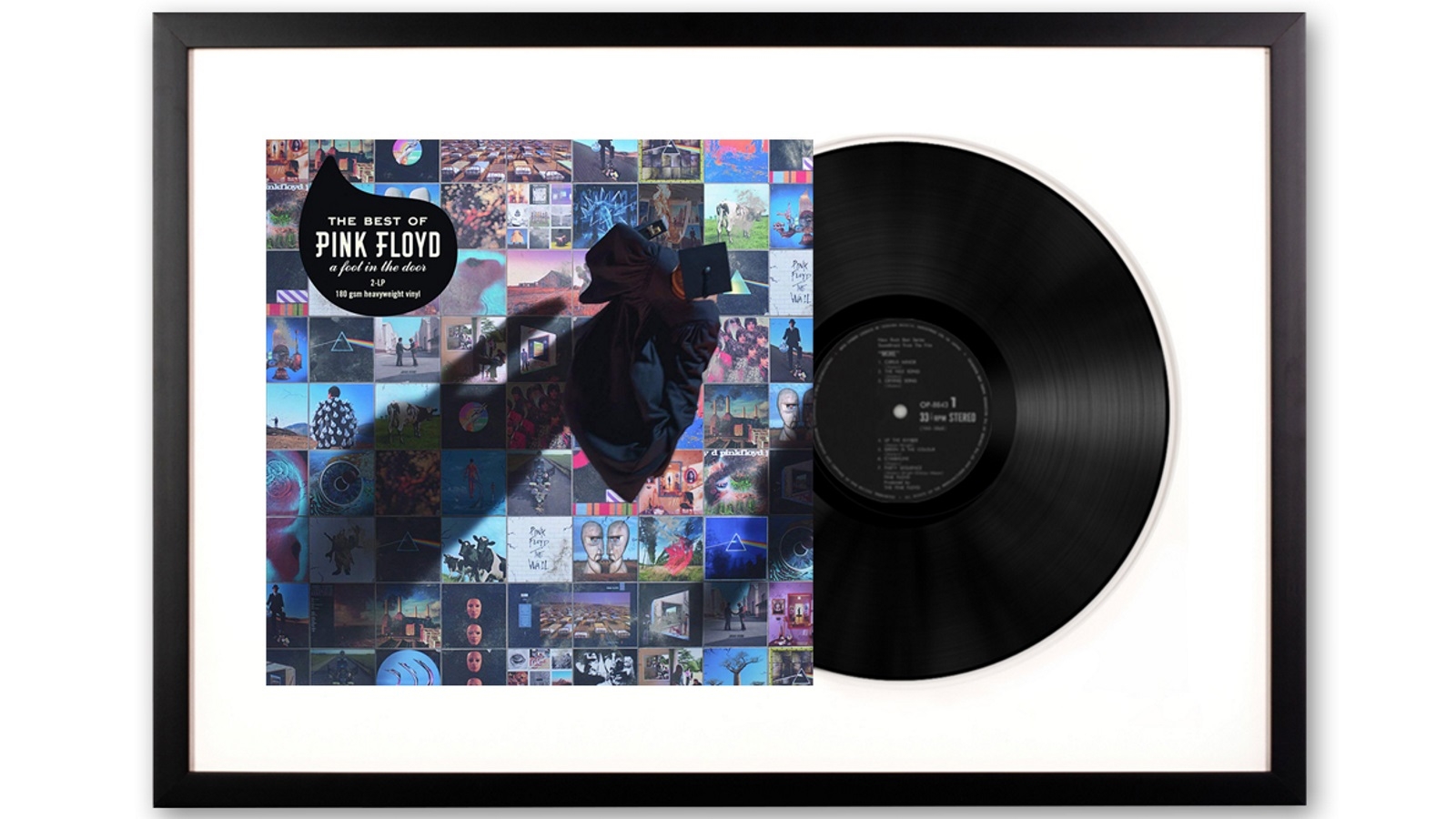 Buy Vinyl Framed Pink Floyd The Best Of Pink Floyd: A Foot In The Door Art | Harvey AU