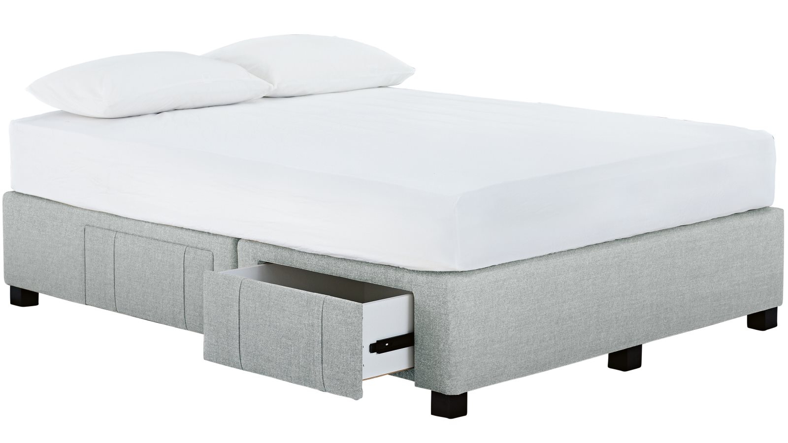 Jett 4 Drawer King Bed Base, Bed Base King With Drawers