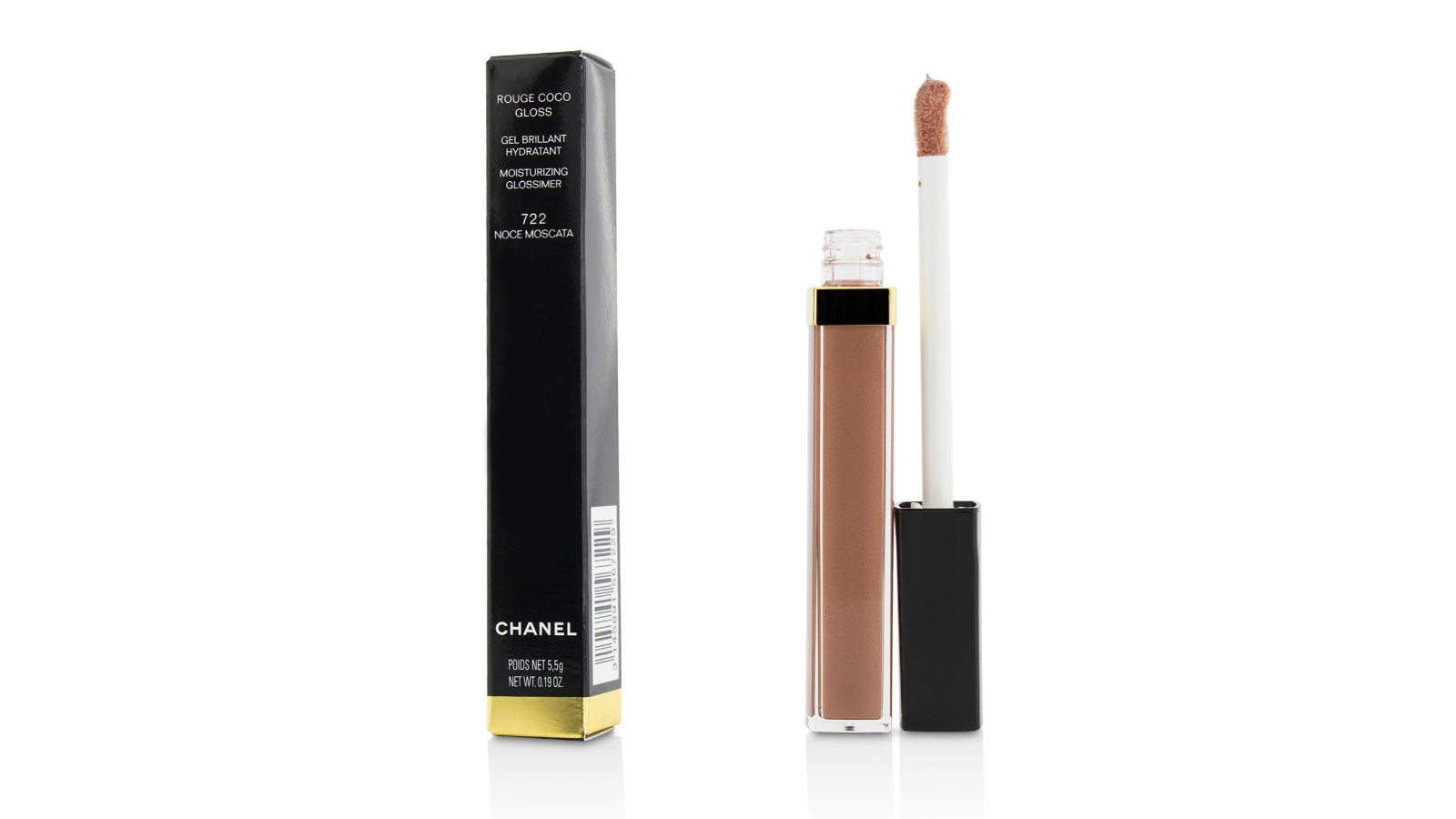 Buy Chanel Rouge Coco Gloss Moisturizing Glossimer - # 722 Noce Moscata  / | Harvey Norman AU