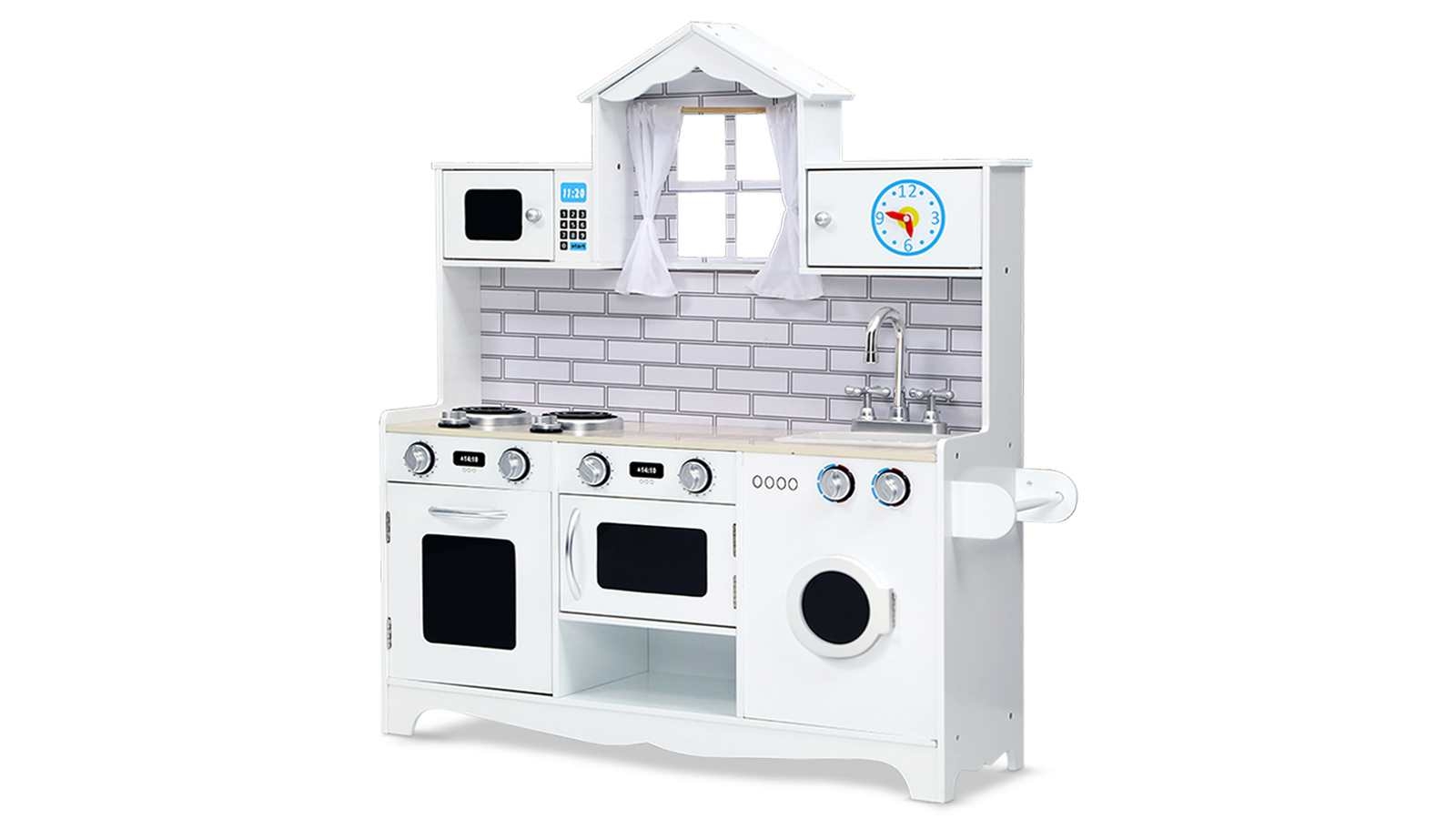 Buy Keezi Kids Kitchen Set Play Food Set White Harvey Norman Au