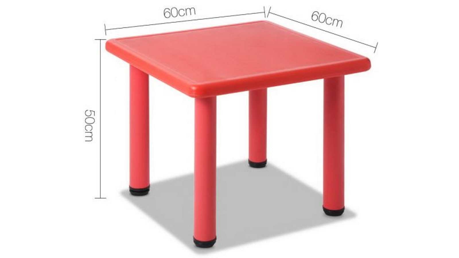 red kids desk