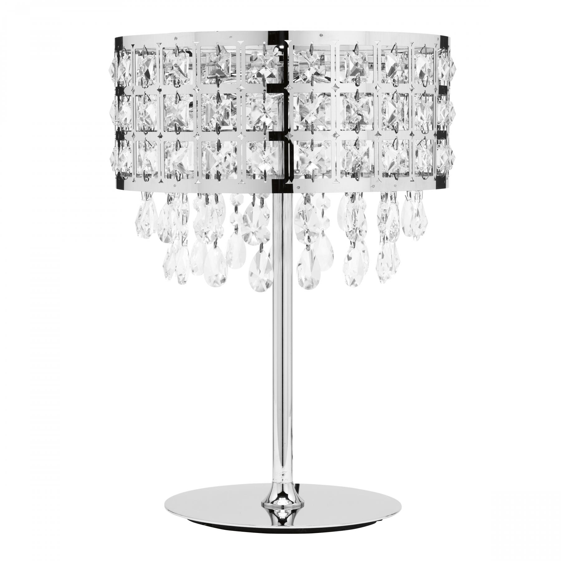 Soula Crystal 3 Light Table Lamp, Elegant Table Lamps Australia