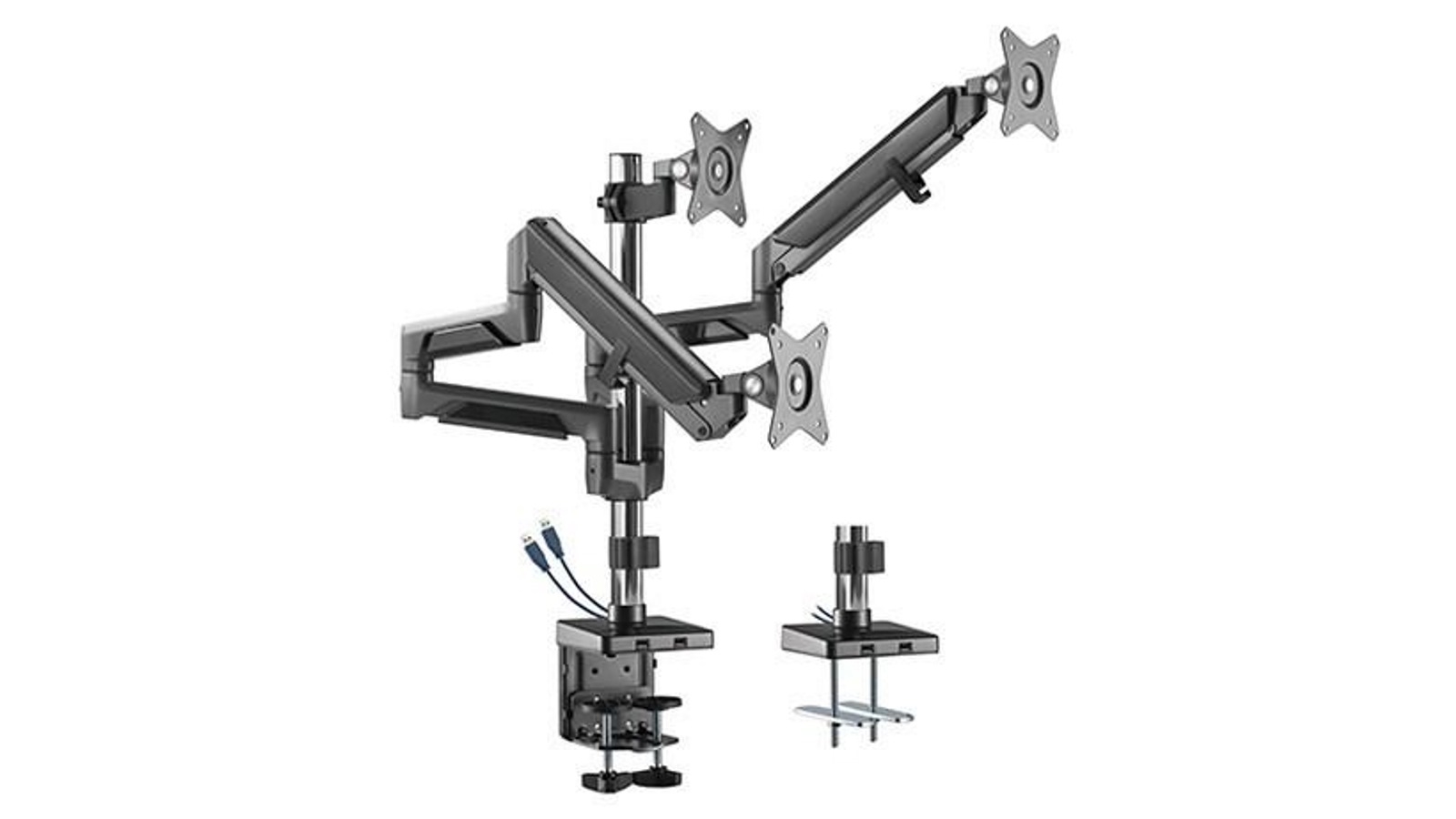 brateck triple monitor mount