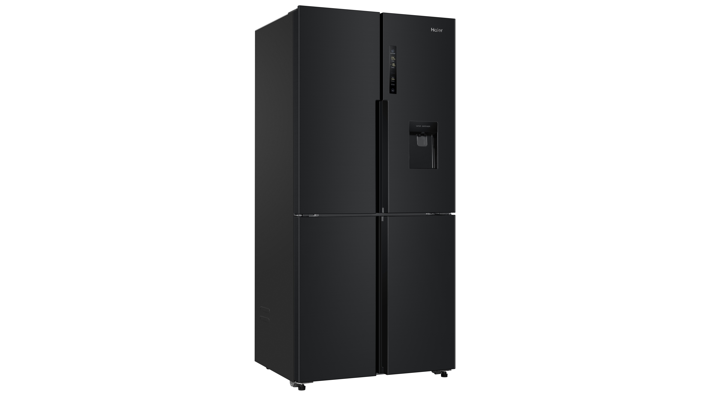 Buy Haier 565l Quad Door French Door Fridge Black Harvey Norman Au