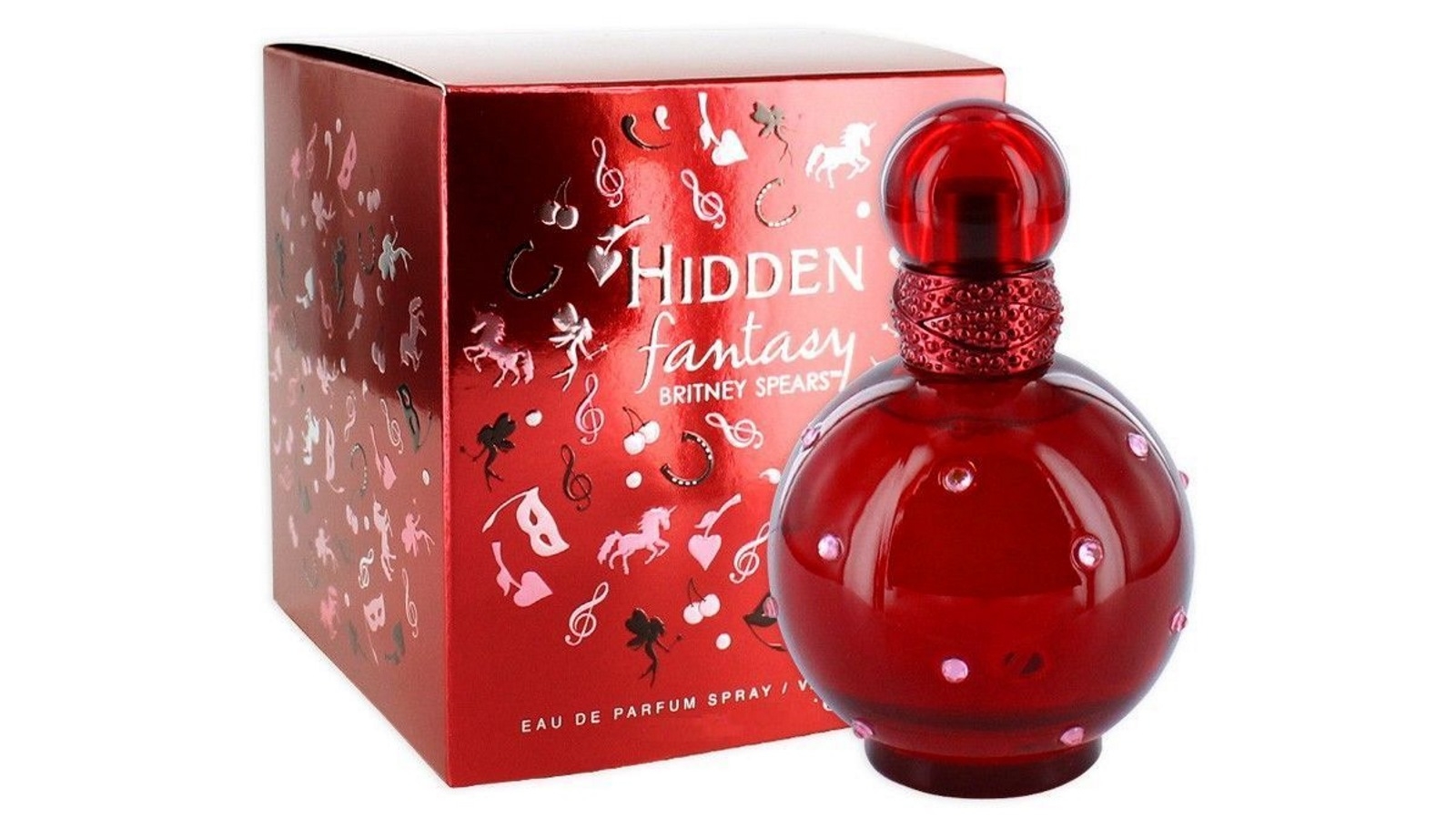 britney spears perfume red bottle