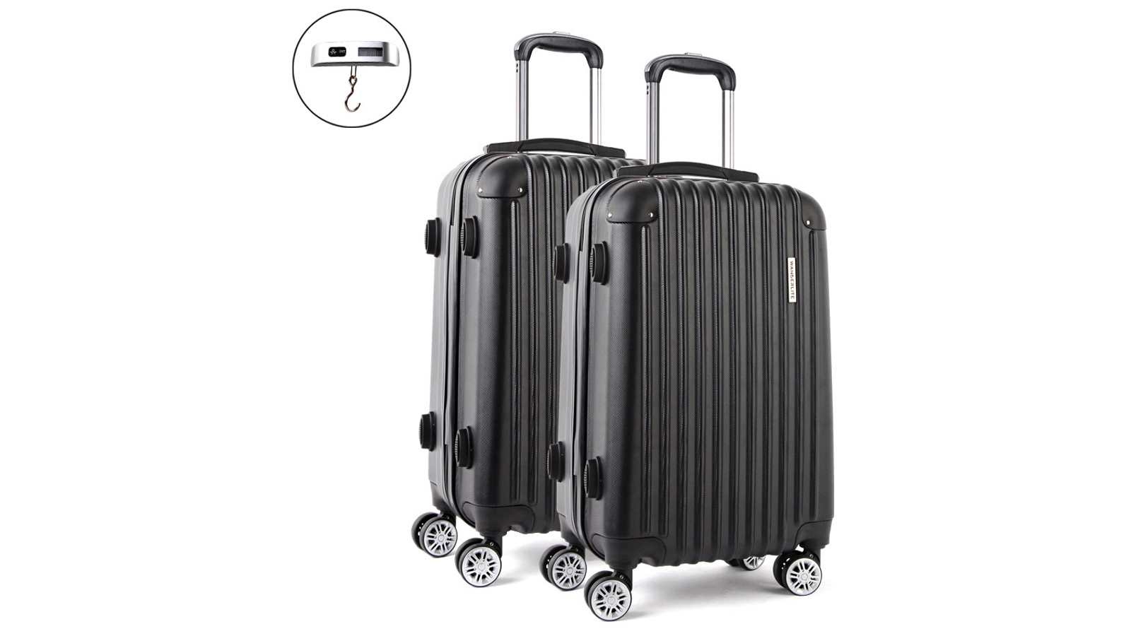 2 piece hard shell luggage set