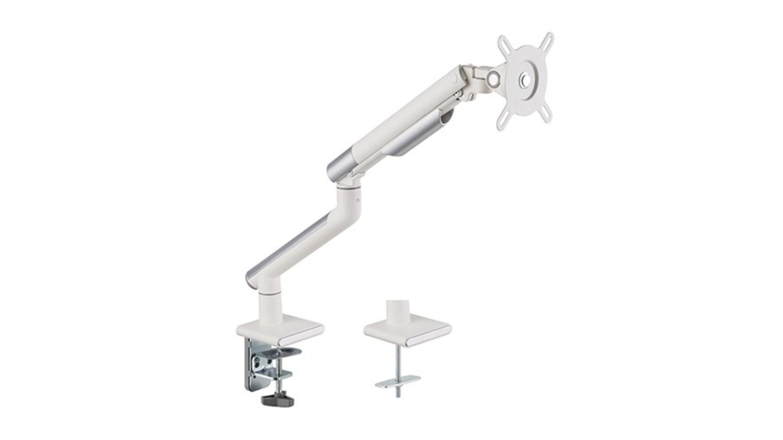 Buy Brateck White Single Monitor Spring 