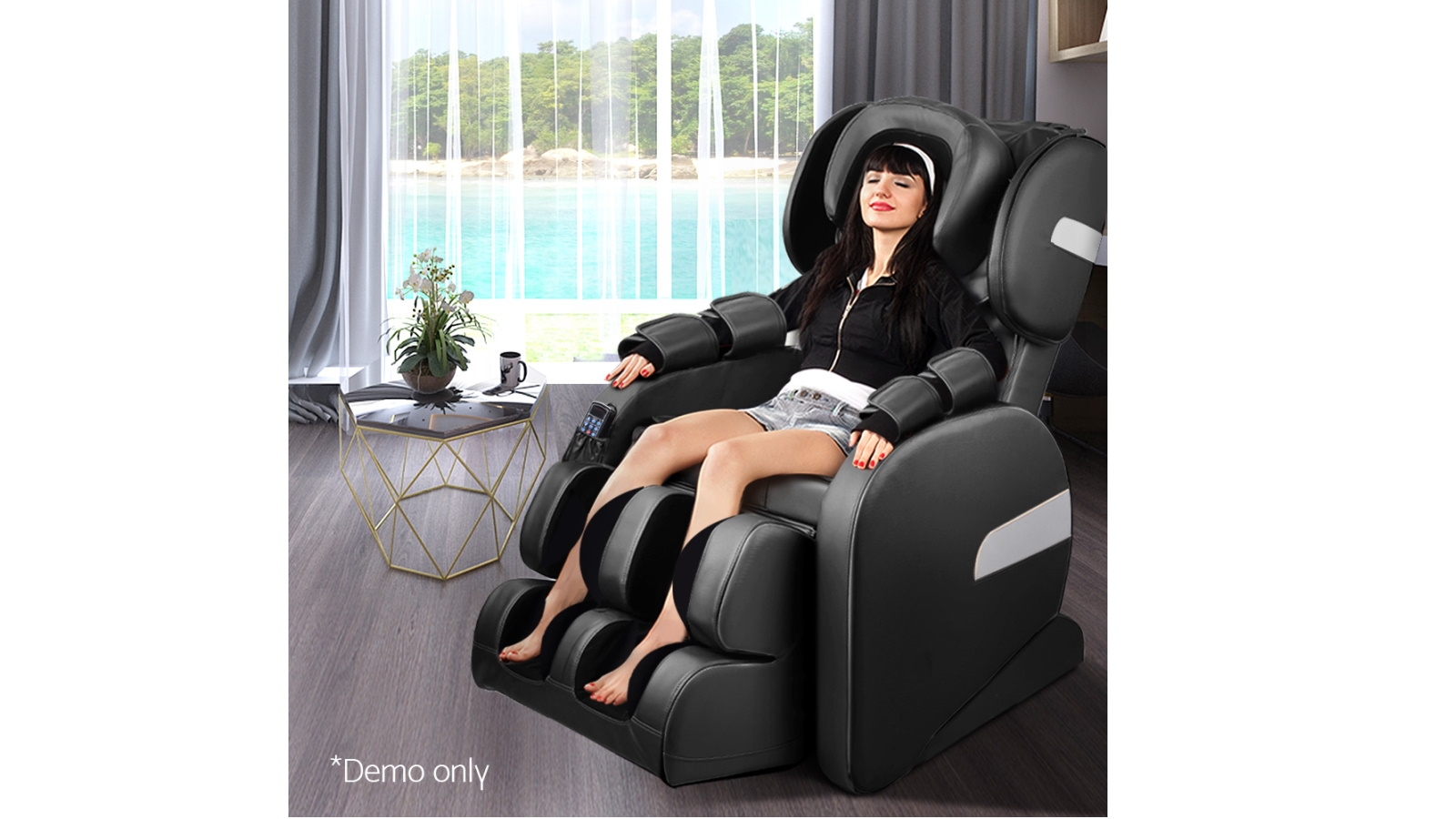 Buy Livemor Belmue Electric Massage Chair Black Harvey Norman Au