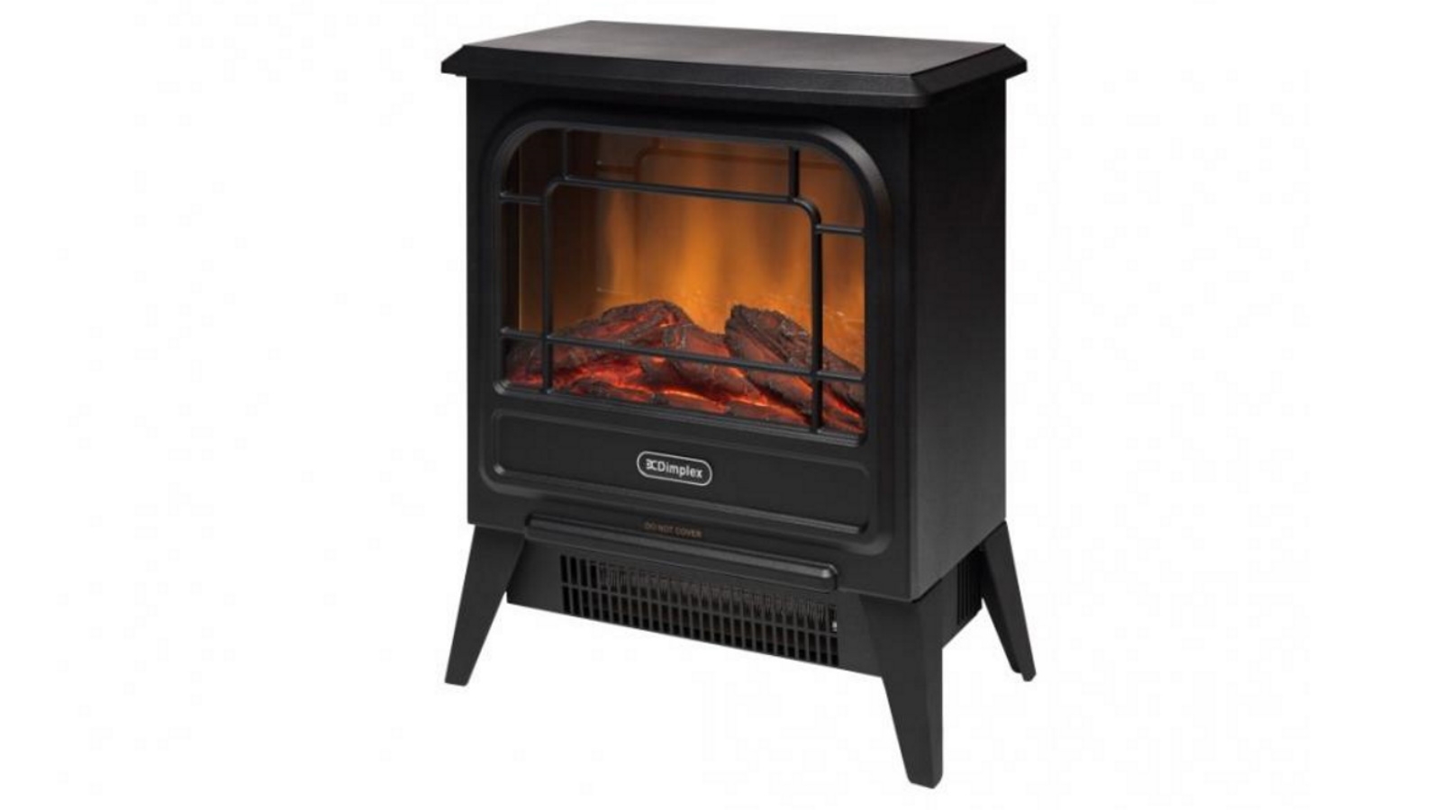 Black Dimplex 1.2kW Electric Freestanding MicroStove Fireplaces