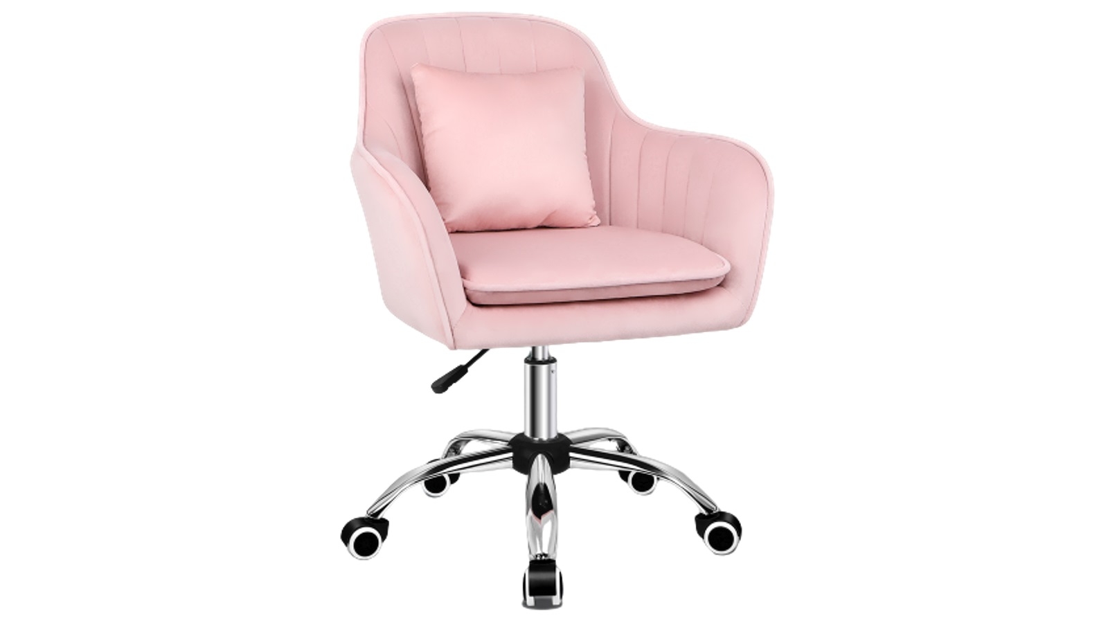 Buy ALFORDSON Velvet Office Chair Orla Pink | Harvey Norman AU
