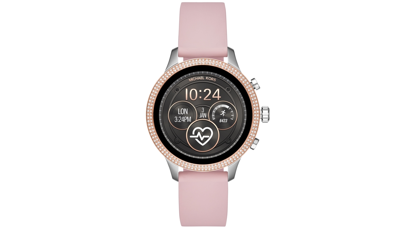 michael kors runway smartwatch pink