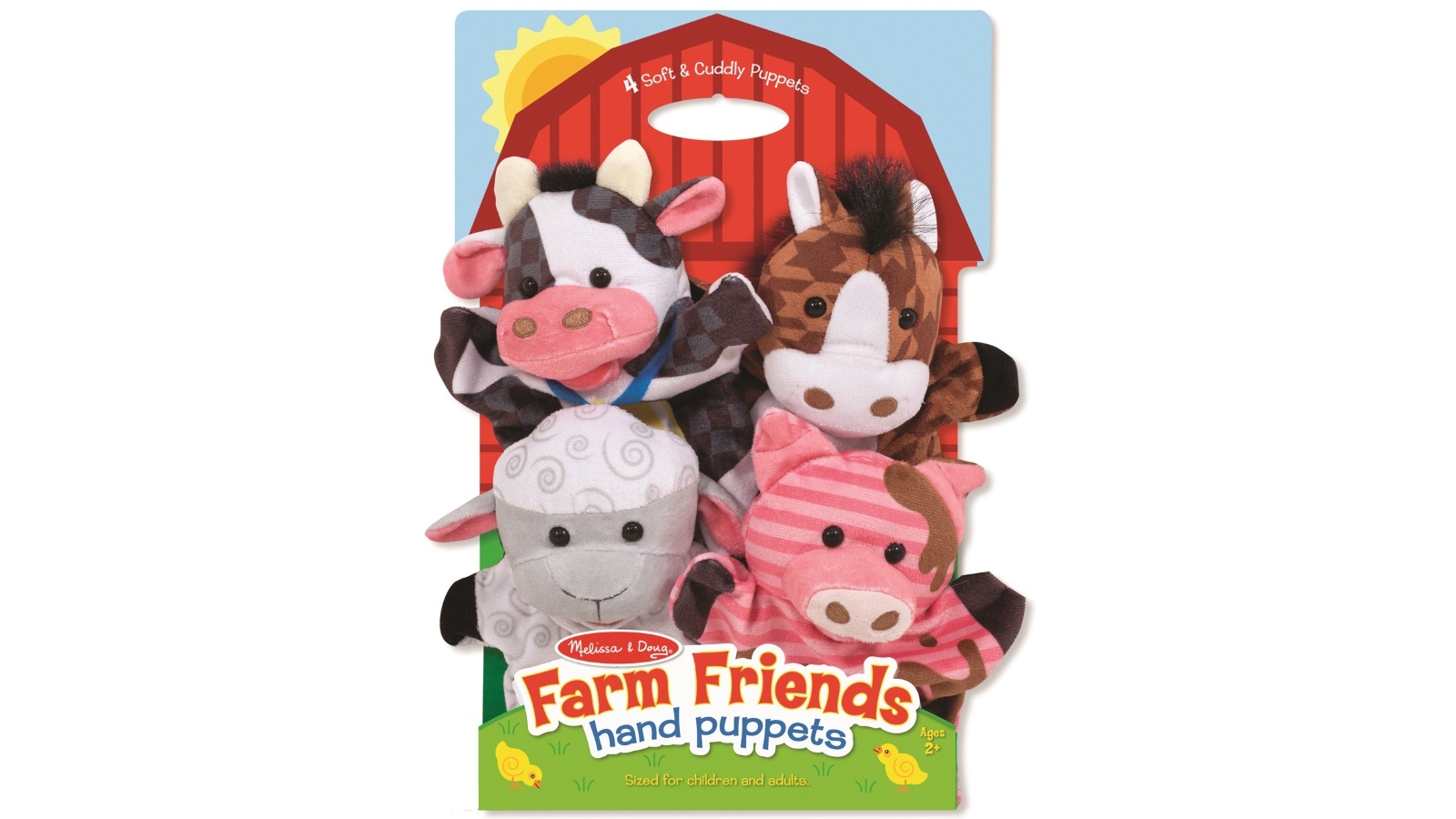 Buy Melissa & Doug Hand Puppets - Farm Animals | Harvey Norman AU