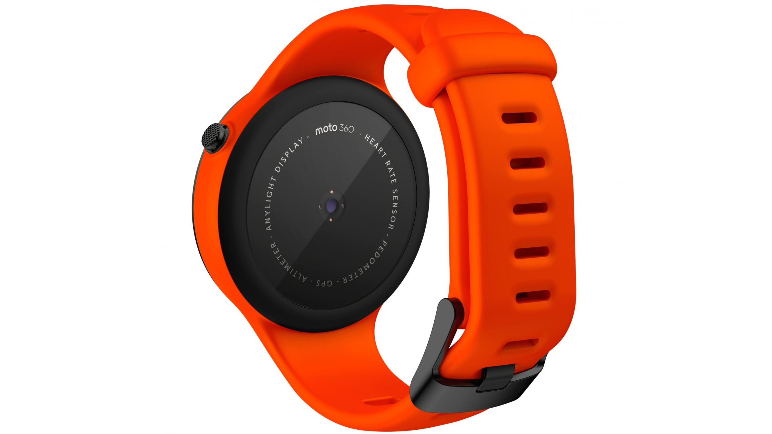 Buy Moto 360 Sport Smart Watch - Flame Orange | Harvey Norman AU