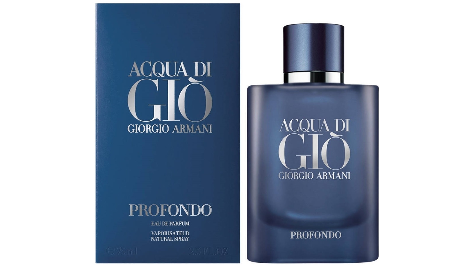 Buy Acqua Di Gio Profondo by Armani (75ml) EDP Spray for Man | Harvey  Norman AU