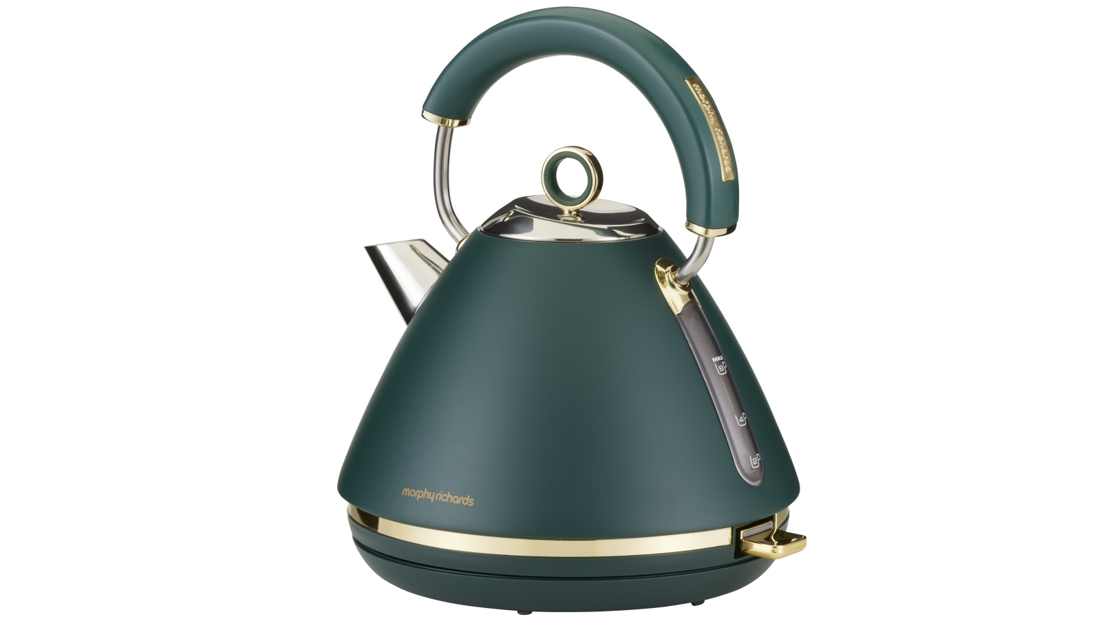 morphy richards dark green kettle