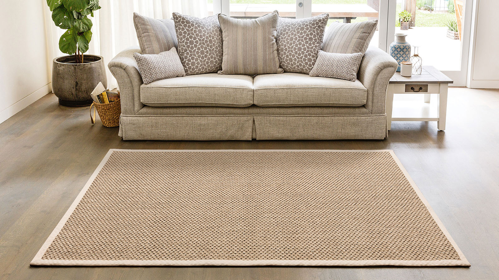 Buy Natural Sisal Rope Taupe Rug Harvey Norman AU