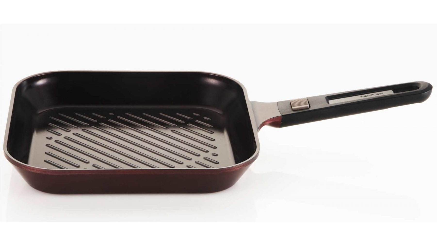 Neoflam 28cm MyPan Induction Grill Pan - Red Ruby