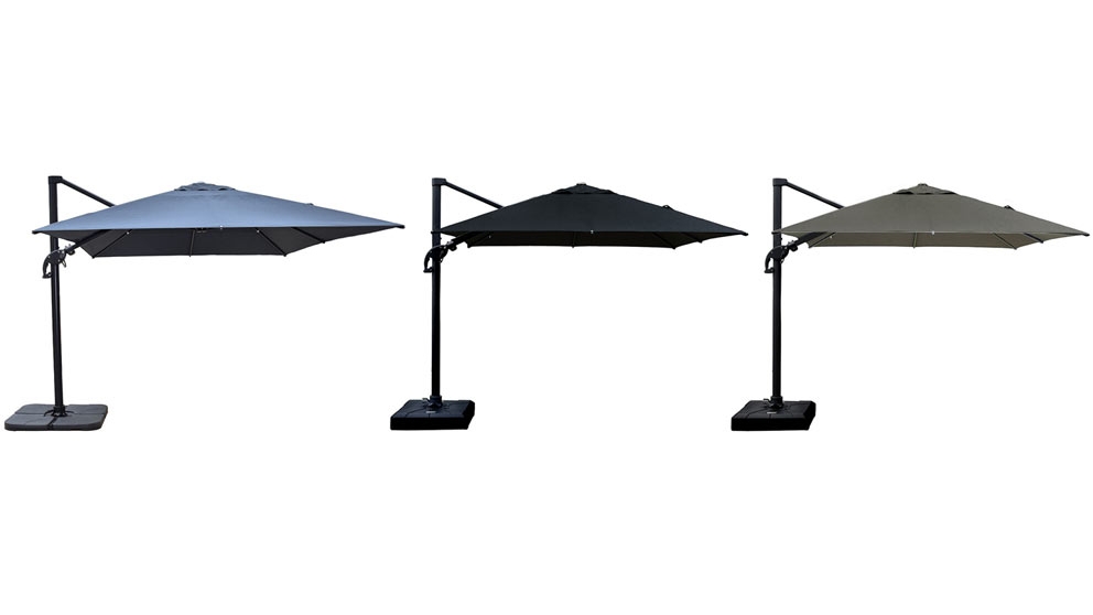 Odessa 300cm Square Cantilever, What Size Umbrella For 70 Inch Tablet