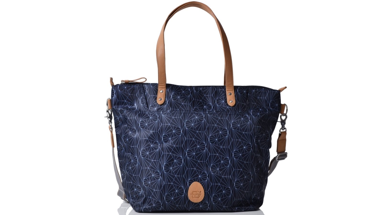 navy nappy bag