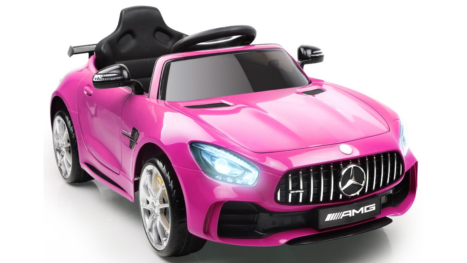 childs pink mercedes car