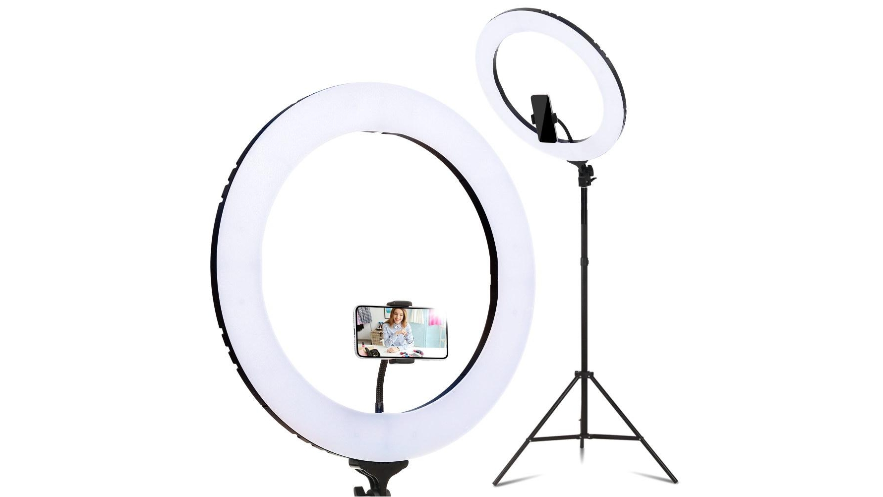 Lighting Equipment Ring Light Carrying Bag 13.8x13.8x2.4 inches for Light Stand Tripod LED Light and Other Accessories 