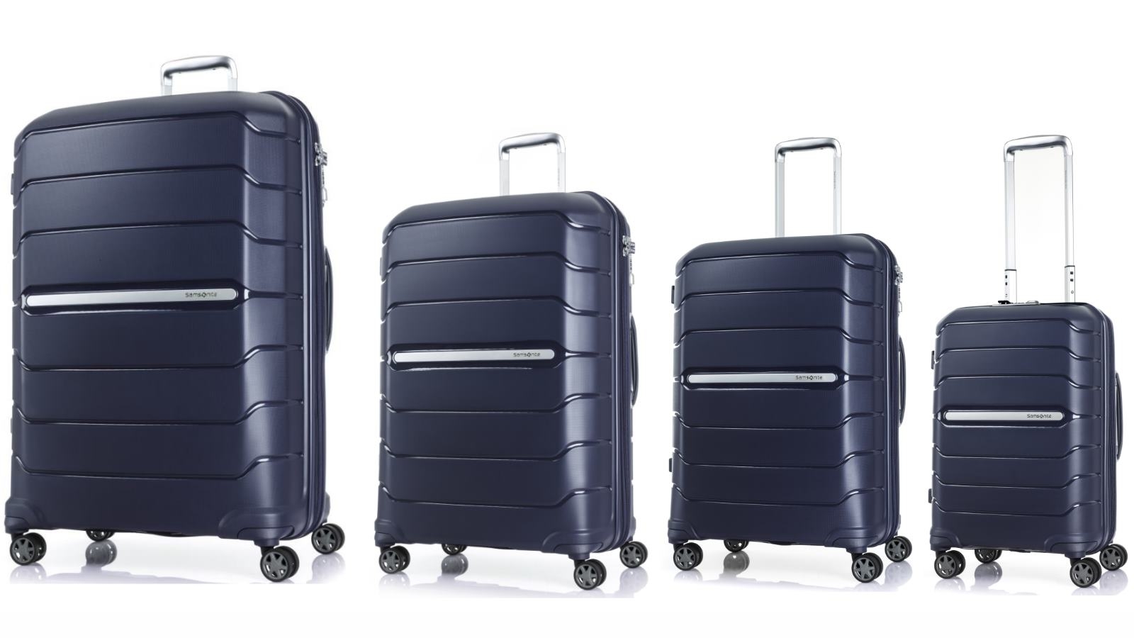 samsonite luggage navy blue