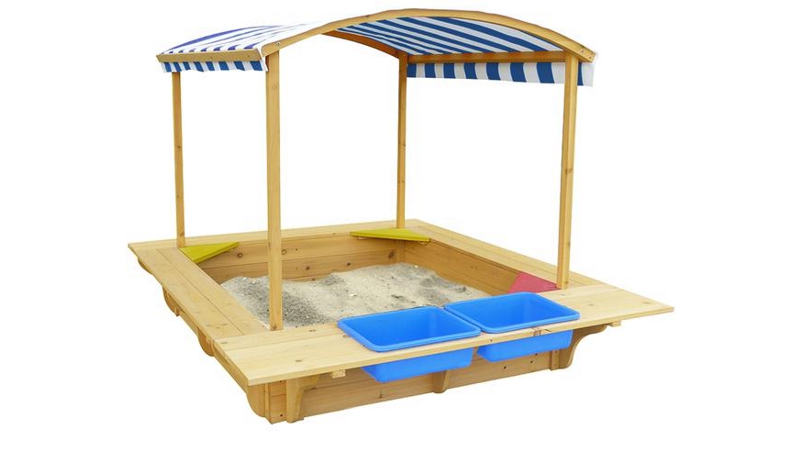 kids sandpit with cover