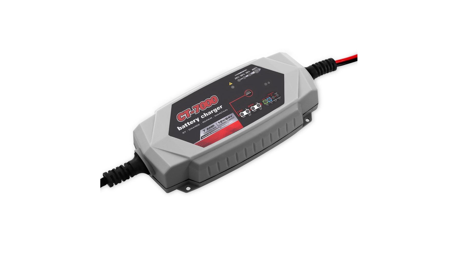 Röhr Battery Charger 10 Amp 6V 12V DFC-10P Intelligent Turbo/Trickle with Battery Repair and Maintainer Technology 