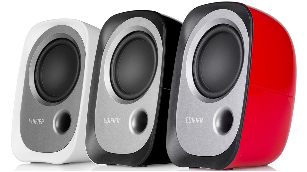 edifier r12u usb powered speaker black