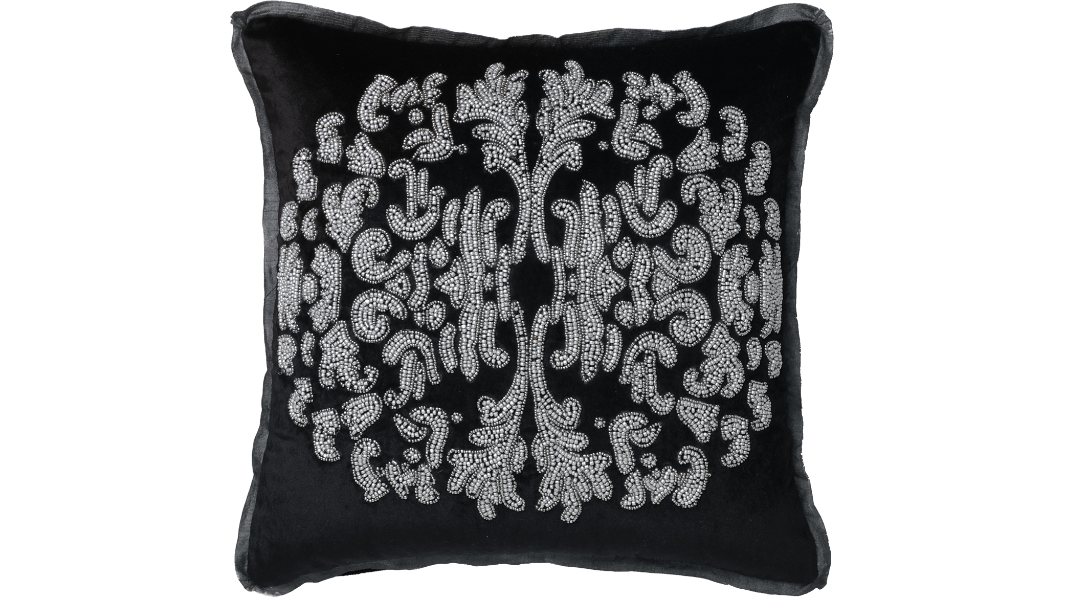 black square pillows