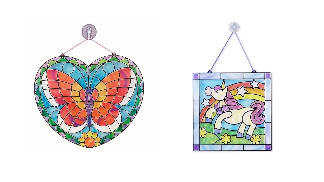 melissa and doug stained glass butterfly