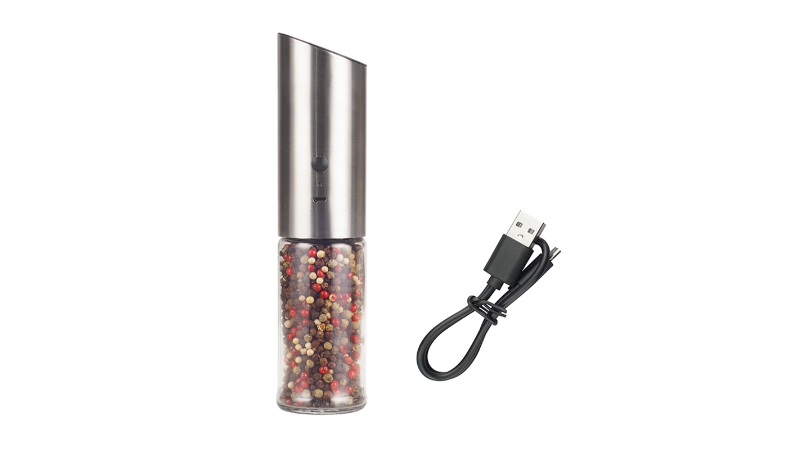 dash electric salt & pepper mill aqua