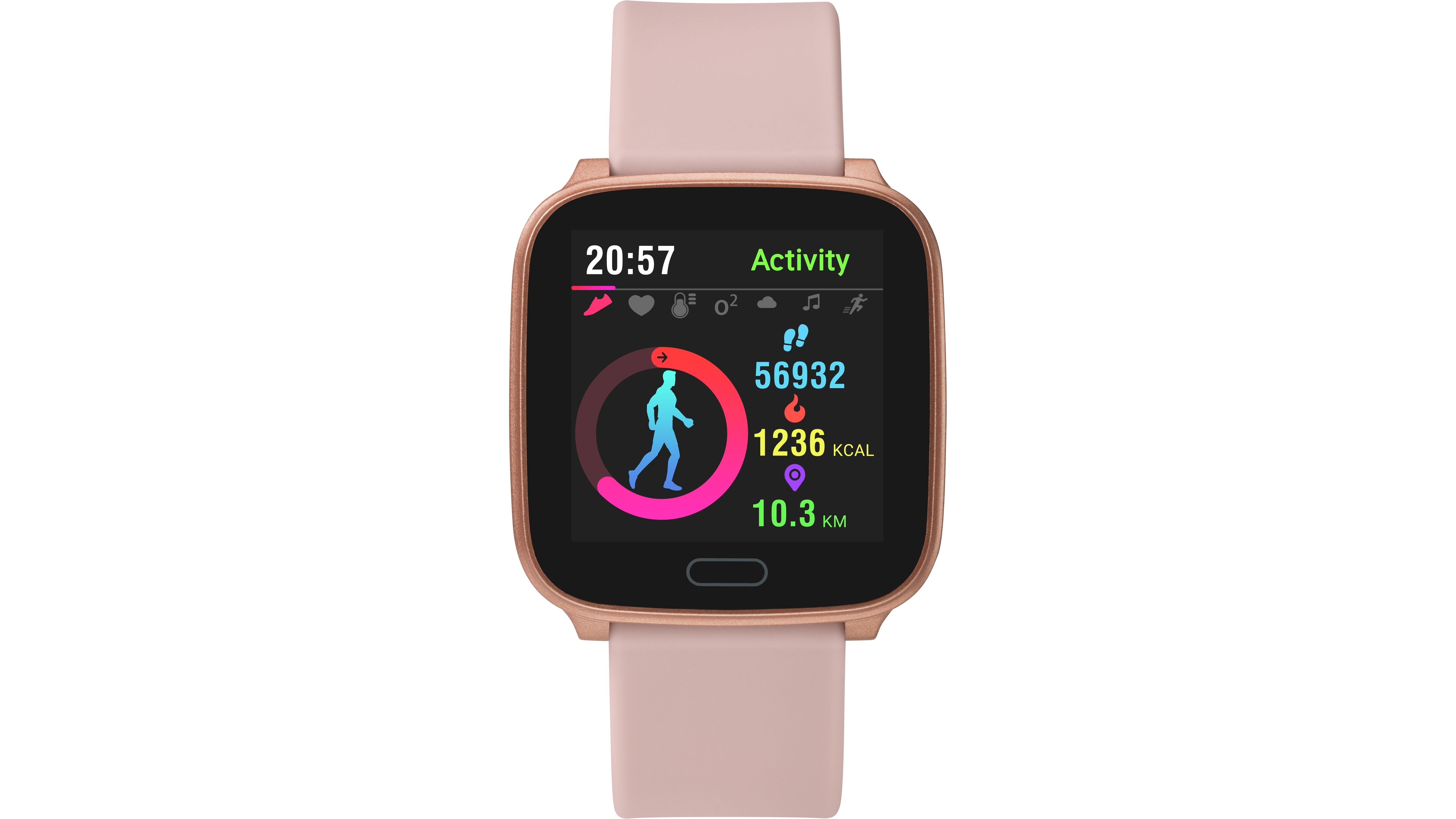Buy iConnect by TIMEX Active SmartWatch Rose - Gold/Pink | Harvey Norman AU