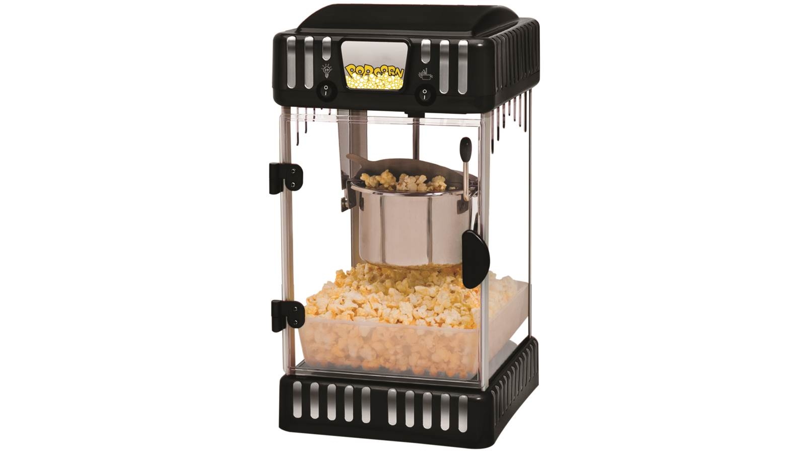 making popcorn in machine