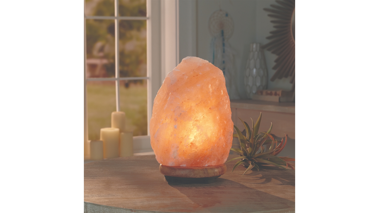 sharper image mini color changing himalayan salt lamp