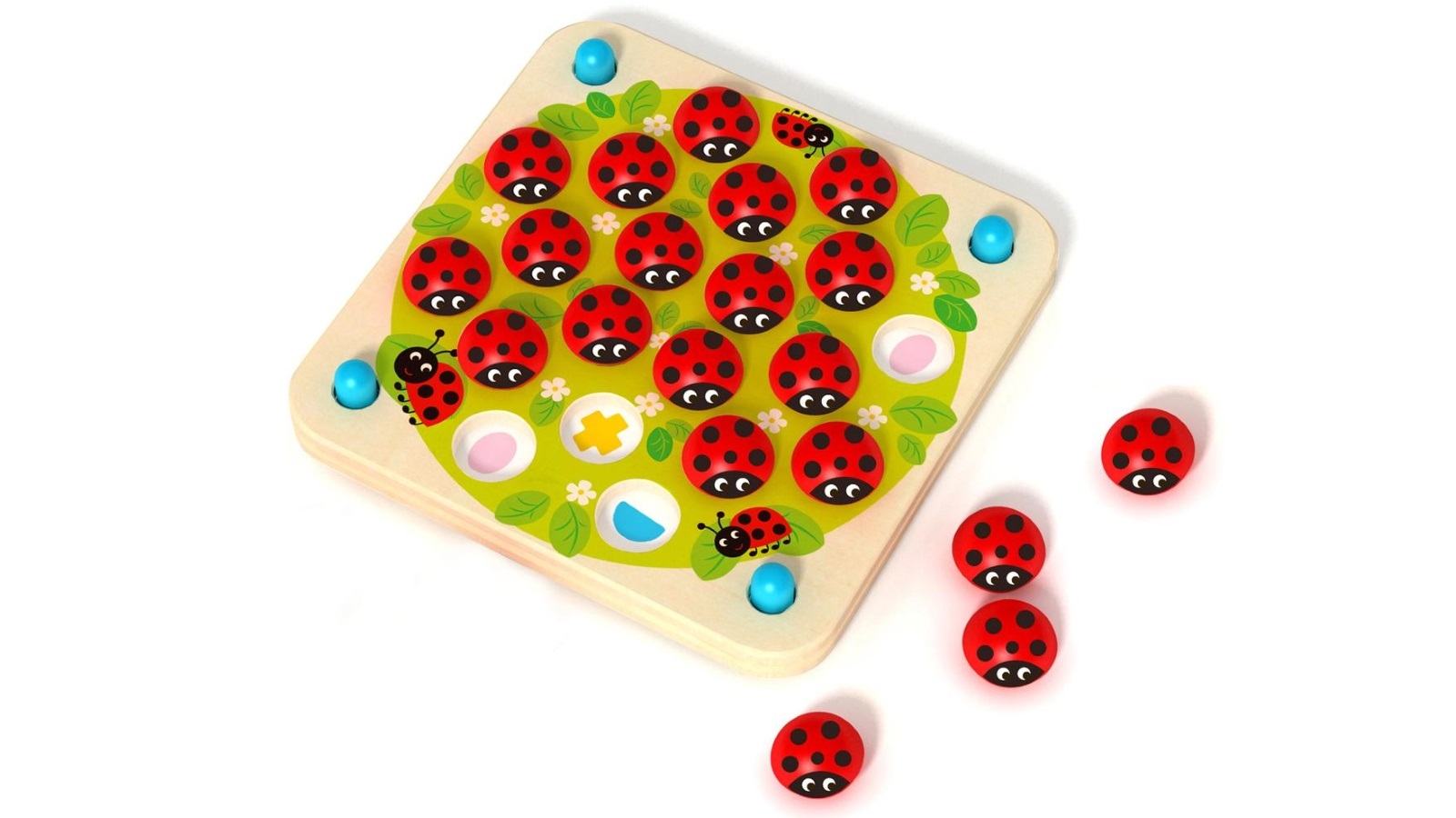 Buy Tooky Toy Memory Game Ladybug | Harvey Norman AU