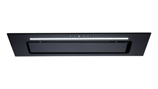black glass rangehood
