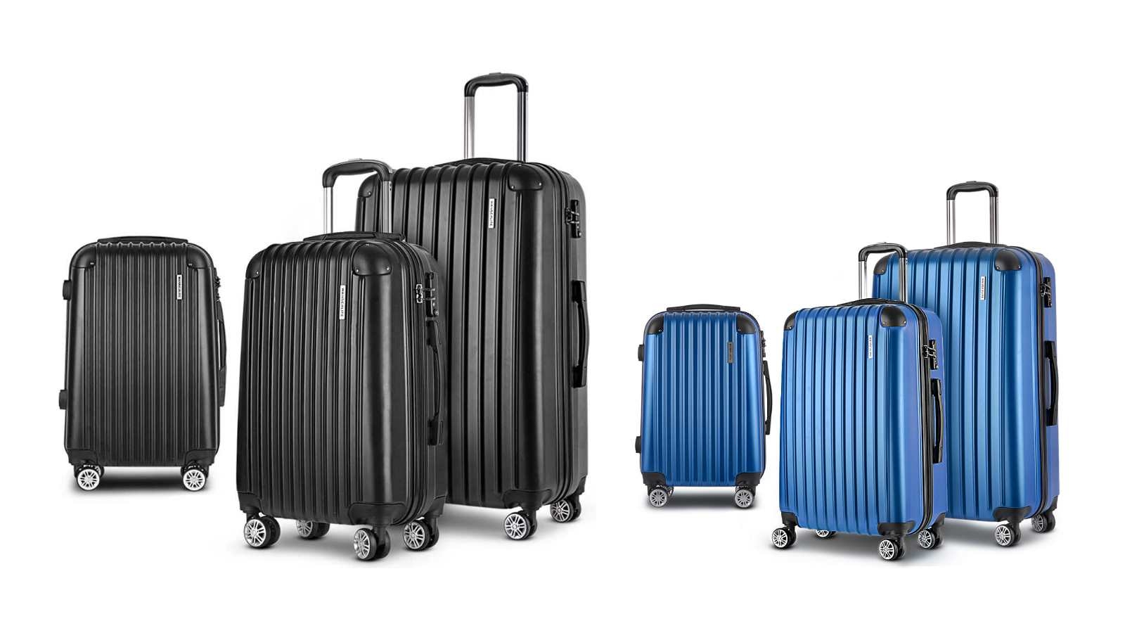 3 piece lightweight luggage set