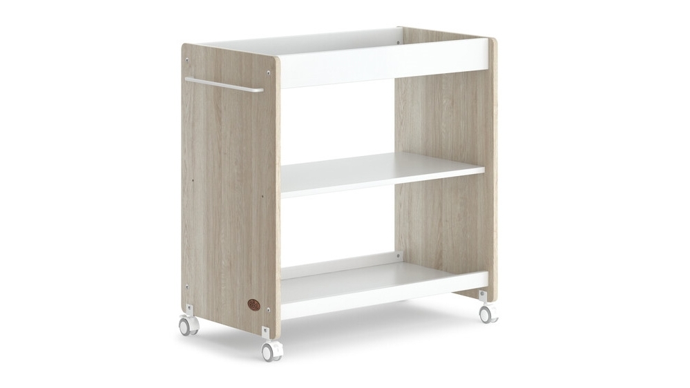 boori white change table