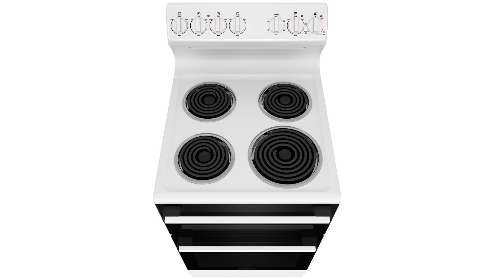 westinghouse 54cm freestanding cooker with coil hob