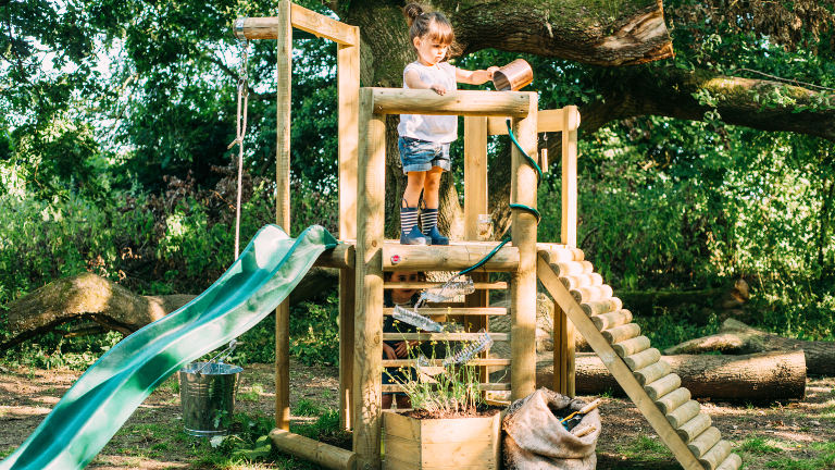 plum play climbing frame