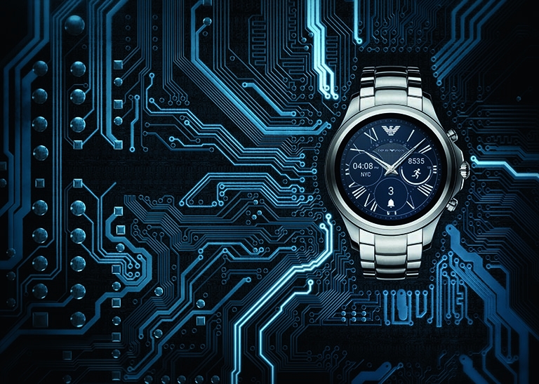 emporio armani watch digital