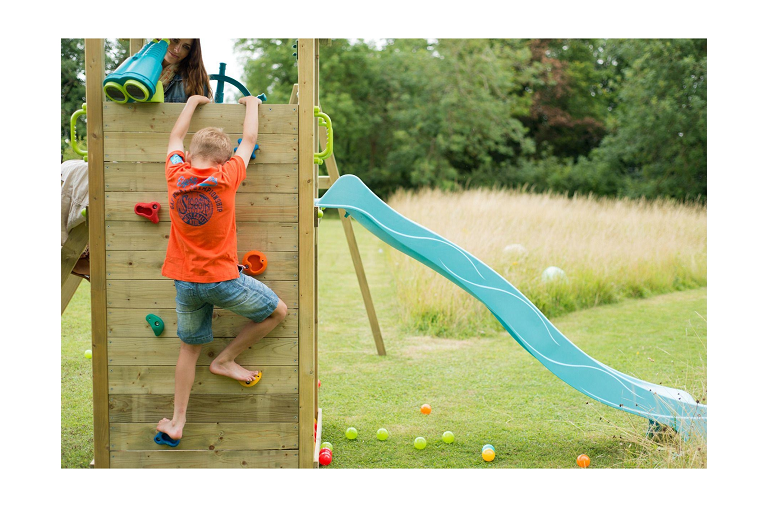 Buy Plum Lookout Tower with Swings and Monkey Bars Harvey Norman AU