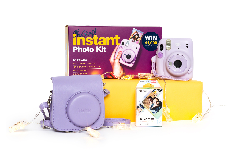 Instax Mini 11 Oh Snap! Instant Photo Kit - Lilac Purple 3 1