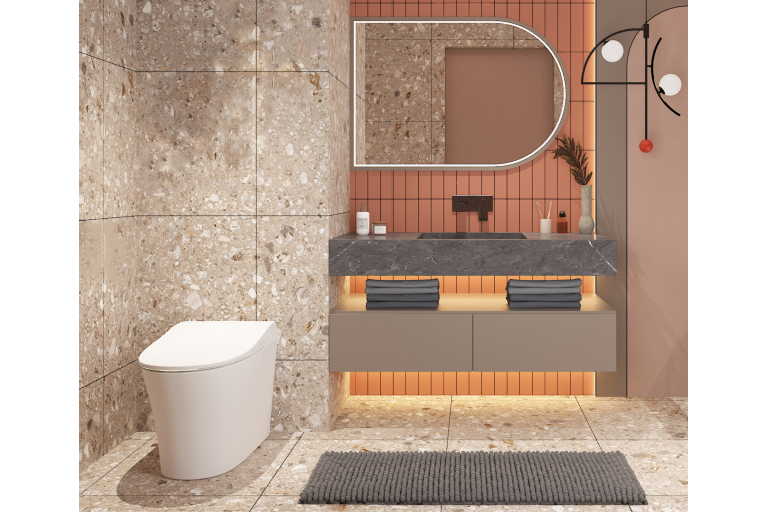 Buy Bravat Elf. Wing Tankless Intelligent Toilet Suite Harvey Norman AU