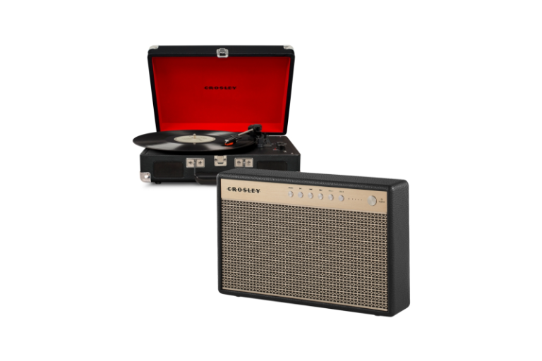 Can You Connect Crosley Cruiser To Bluetooth Speakers Buy Crosley Cruiser Bluetooth Portable Turntable - Black + Bundled