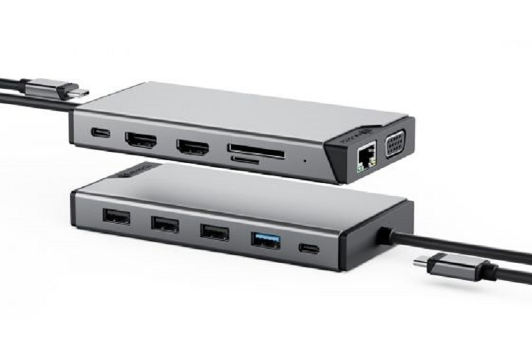 Buy Alogic USBC 12in1 Triple Display Full HD Mini Docking Station