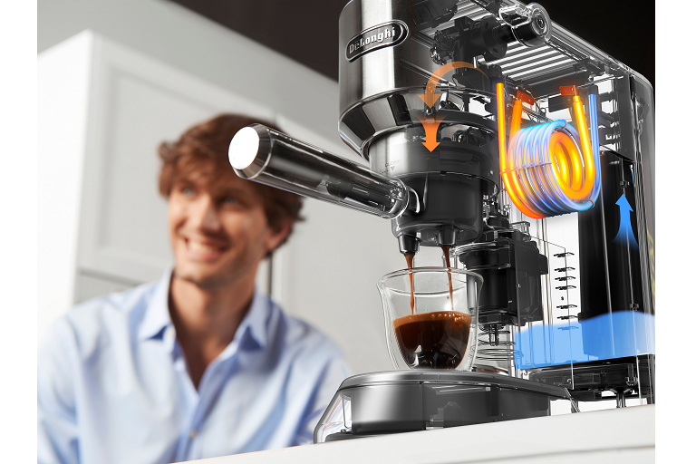 Buy DeLonghi Dedica Arte Manual Pump Coffee Machine Harvey Norman AU