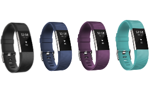 Group shot of Fitbit Charge 2